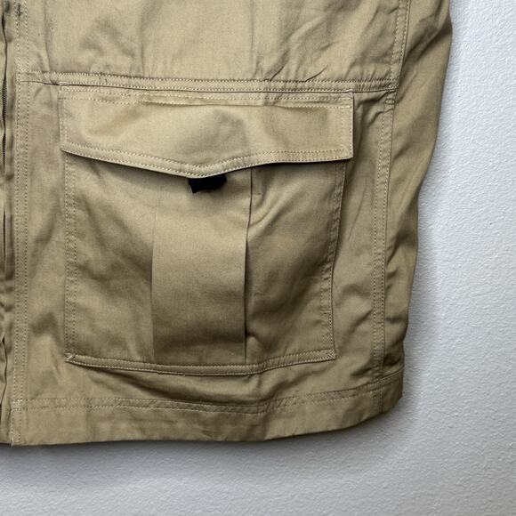 Boulder Creek Trading Co. Mens Outdoor Utility Vest Multi Pocket Khaki 2XL Tall - Picture 3 of 7